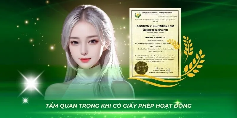 Lợi ích khi OK8386 được cấp giấy phép kinh doanh Lợi ích khi OK8386 được cấp giấy phép kinh doanh